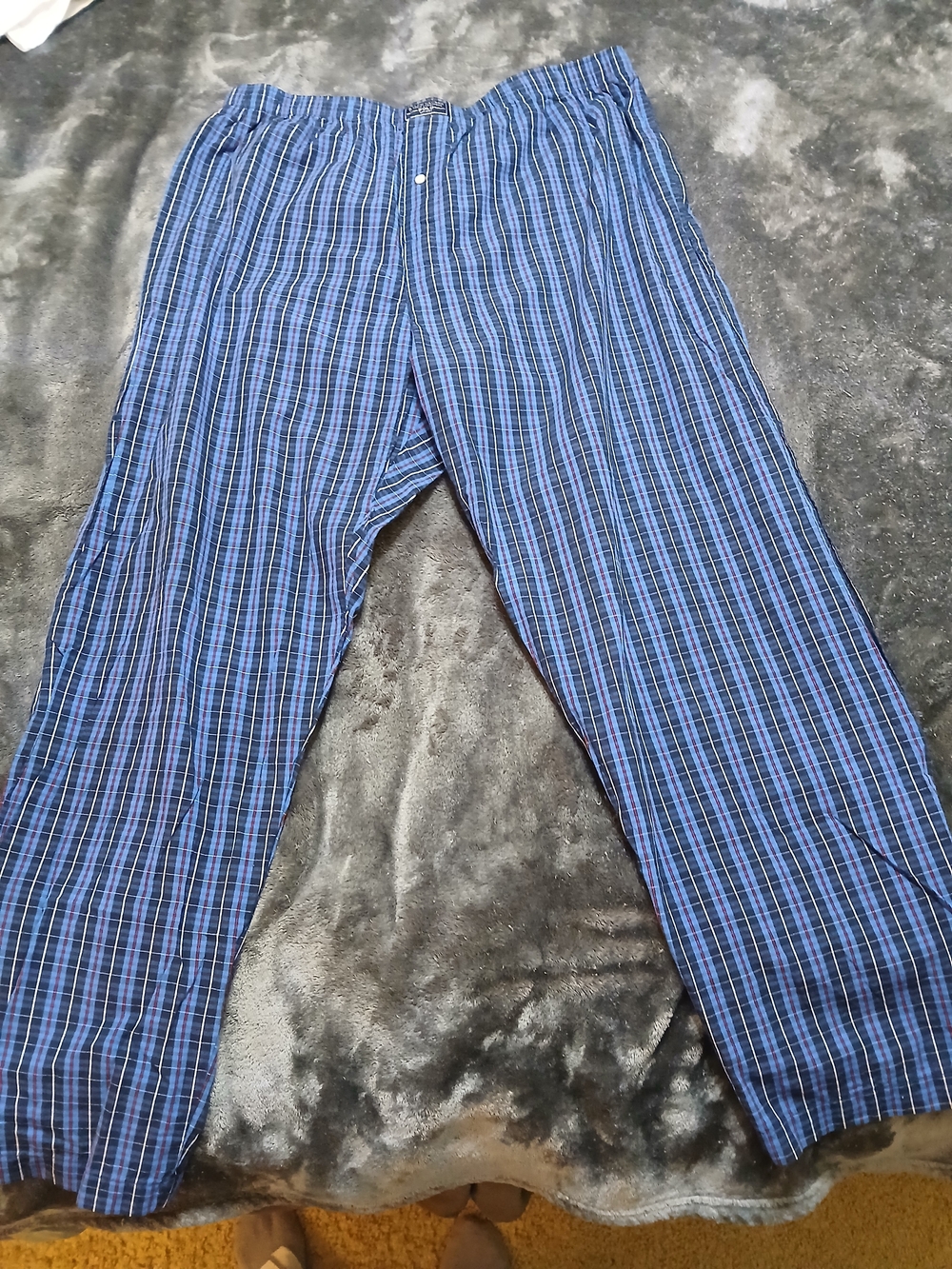 Polo by Ralph Lauren Blue Plaid Men's Lounge Pants